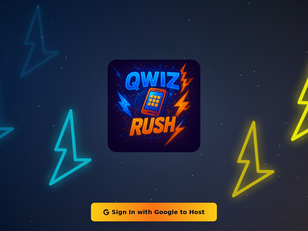 Screenshot of QwizRush.com